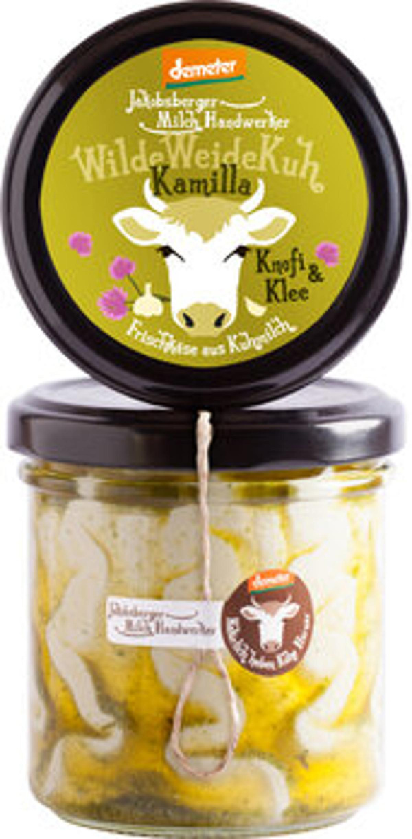 Produktfoto zu Kamilla Knofi & Klee - Frischkäse 140g