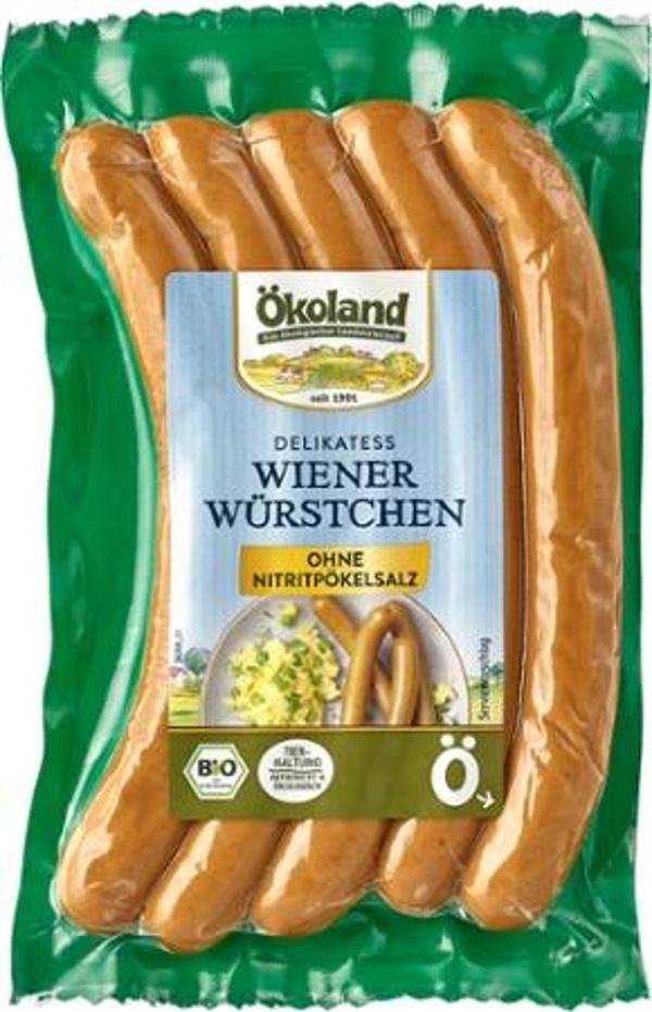 Produktfoto zu Wiener Würstchen Ökoland 5 Stück, 200g