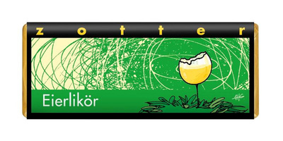 Produktfoto zu Eierlikör Schokolade, Zotter 70g
