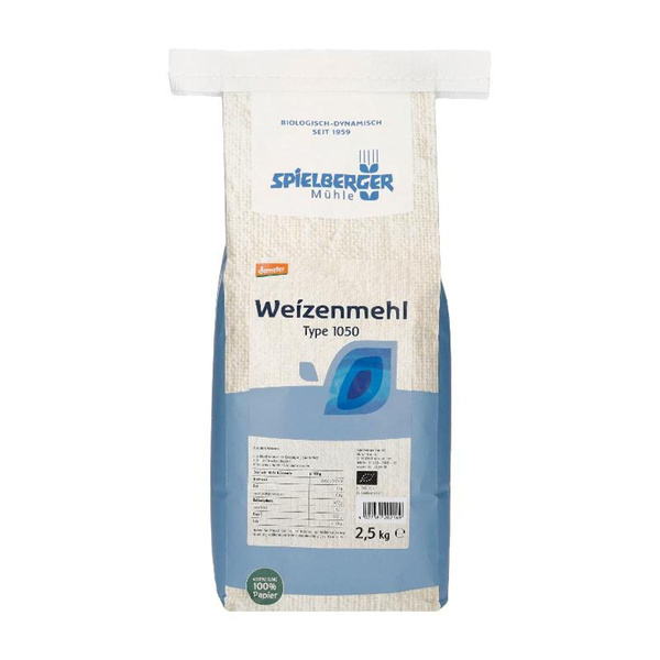 Produktfoto zu Weizenmehl 2,5 kg, Type 1050
