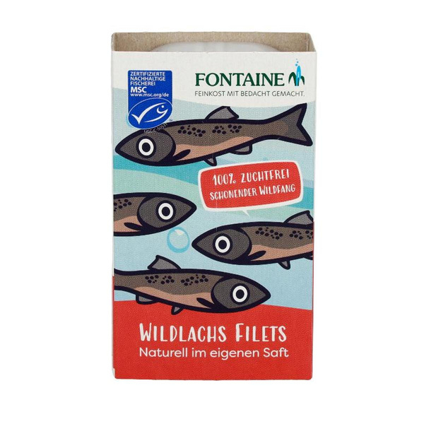 Produktfoto zu Wildlachs-Filets naturell MSC 125g