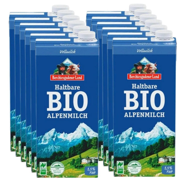 Produktfoto zu H-Alpenmilch 3,5% 12x1l Tetra