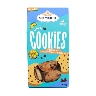 Produktfoto zu Dinkel Schoko-Orange Cookies 150g