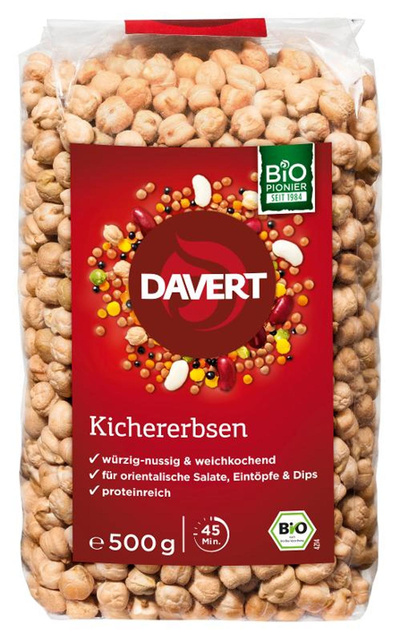 Produktfoto zu Kichererbsen roh, 500g