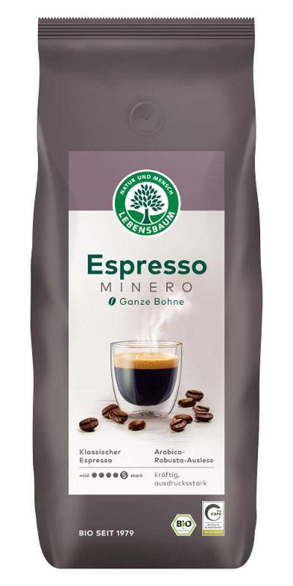 Produktfoto zu Espresso Minero ganze Bohne 1kg