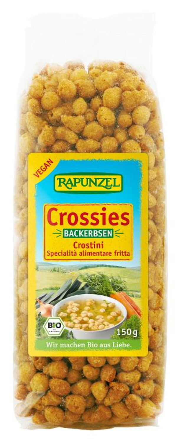 Produktfoto zu Backerbsen Crossies 150g