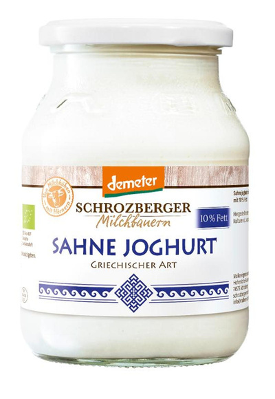 Produktfoto zu Sahnejoghurt griechischer Art, 10% Fett, 500g