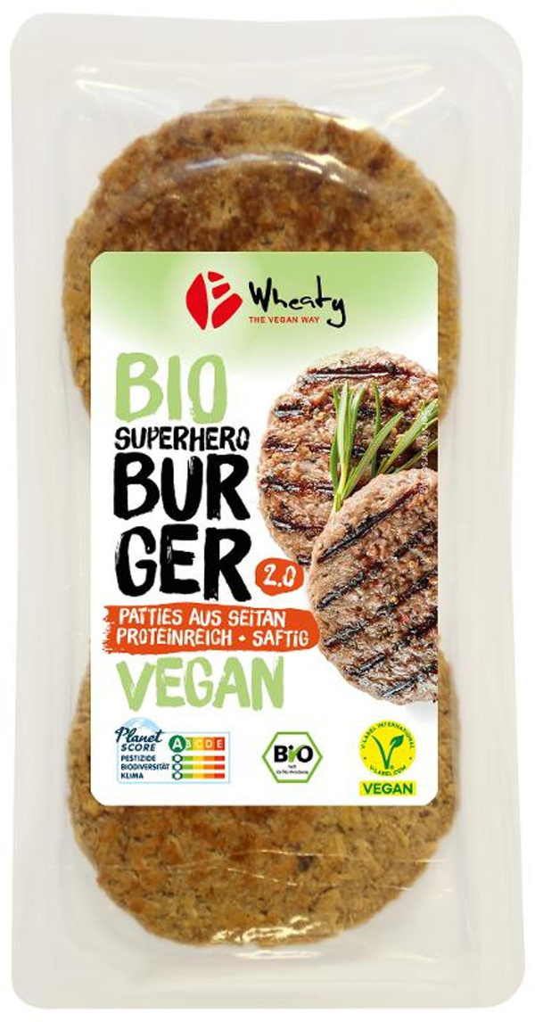 Produktfoto zu Veganer Superhero Burger 2.0, 180g