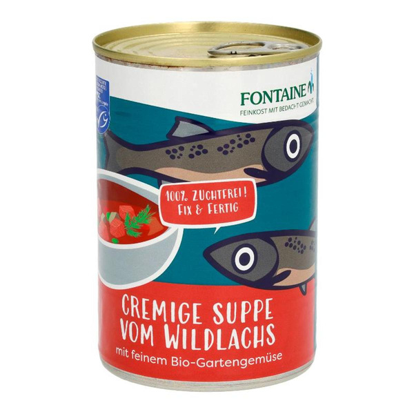 Produktfoto zu Wildlachssuppe 400g