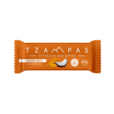 Produktfoto zu TZAMPAS Riegel Golden Milk, 40g