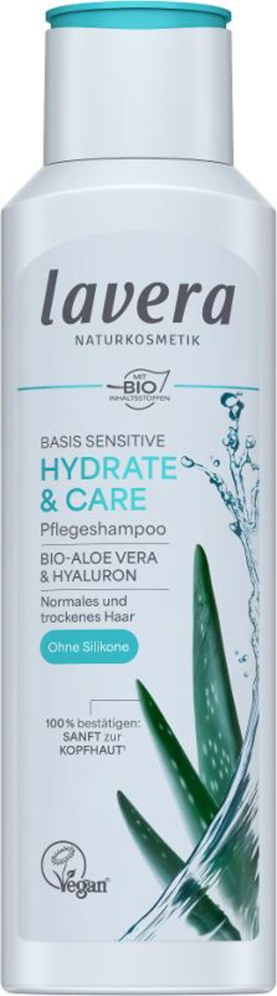 Produktfoto zu Pflegeshampoo basis sensitiv Feuchtigkeit und Pflege, 250ml