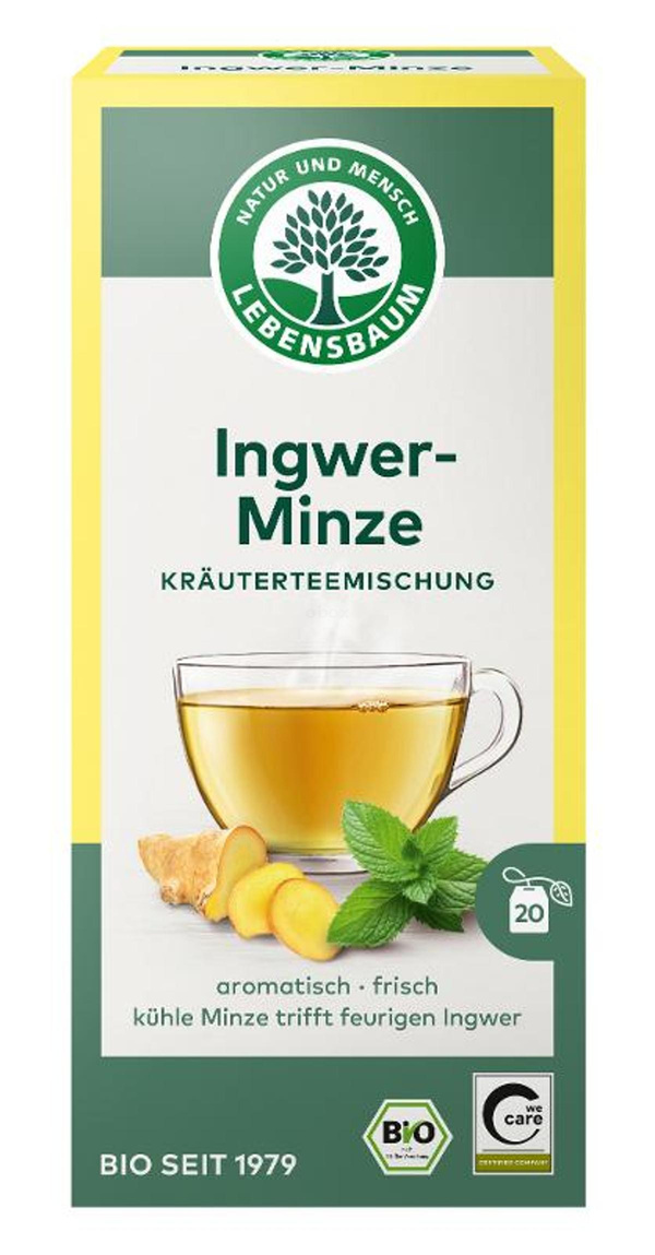 Produktfoto zu Ingwer-Minze-Tee 20 Btl., 30g