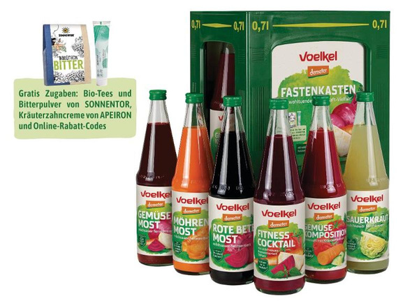 Produktfoto zu Fastenkasten 6x0,7l von Voelkel