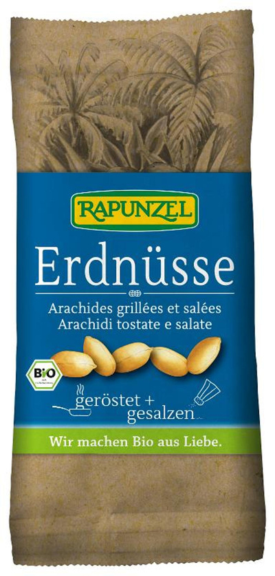 Produktfoto zu Erdnüsse geröstet, gesalzen, 75g