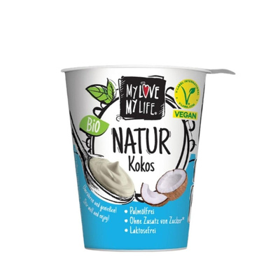 Produktfoto zu Kokosjoghurt vegan Natur ungesüßt, 125g