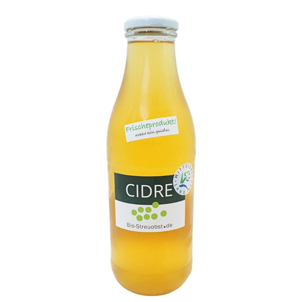 Produktfoto zu Apfel-Cidre von der Streuobstwiese 1l