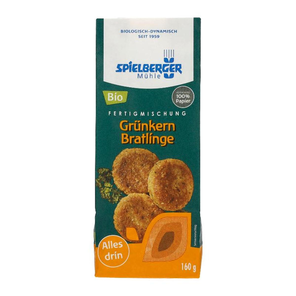Produktfoto zu Grünkern Bratlinge Fertigmischung, 160g