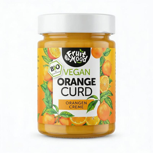 Produktfoto zu Orangenaufstrich Orange Curd 190g