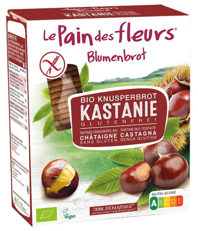 Produktfoto zu Blumenbrot Kastanie glutenfrei 150g