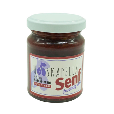 Produktfoto zu Haskap-Senf fruchtig-süß 135 ml