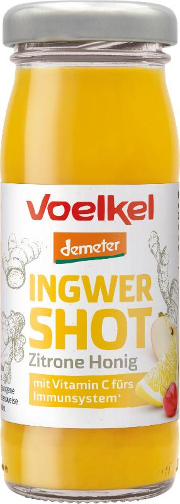Produktfoto zu Shot Ingwer Zitrone-Honig, 95 ml