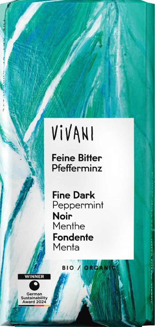Produktfoto zu Pfefferminz Schokolade, 100g