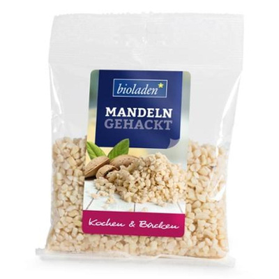 Produktfoto zu Mandeln blanchiert gehackt 100g