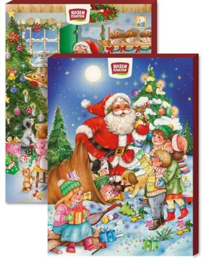 Produktfoto zu Rosengarten Schoko-Adventskalender 75g