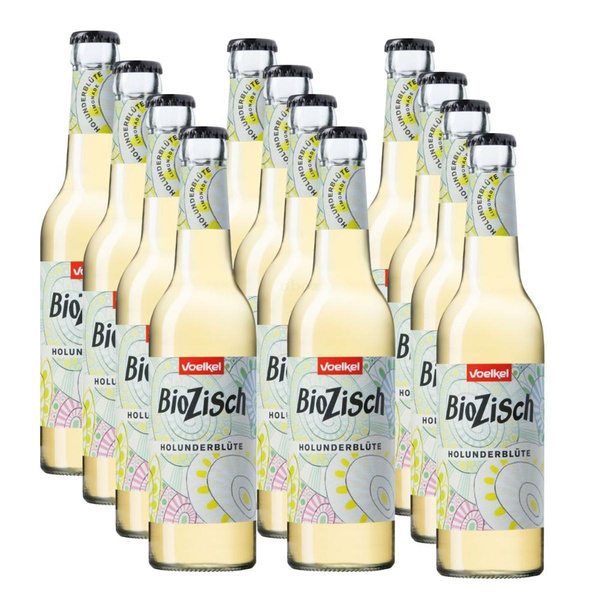Produktfoto zu Bio Zisch Holunderblüte 12x0,33 l