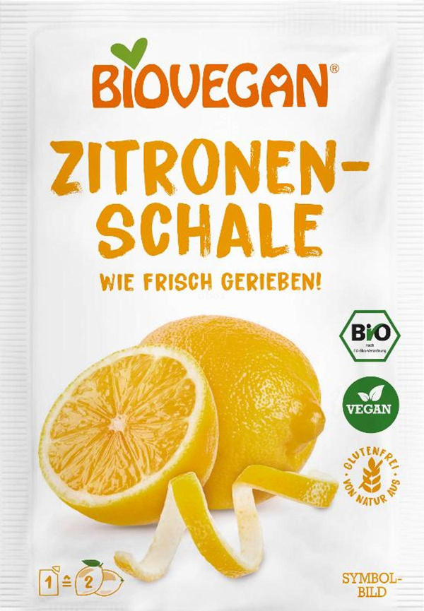 Produktfoto zu Zitronenschale gerieben, 9g