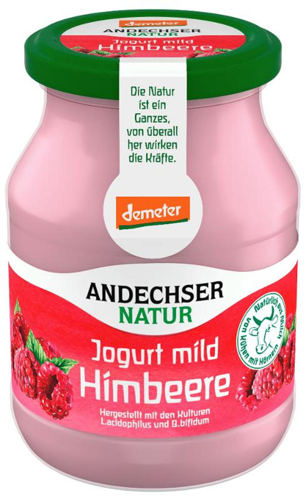 Produktfoto zu Joghurt Himbeere Demeter, 500g