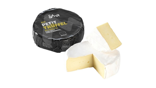 Produktfoto zu Petit Brie Trüffel, 110g-Stück