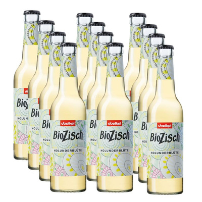 Produktfoto zu Bio Zisch Holunderblüte 12x0,33 l
