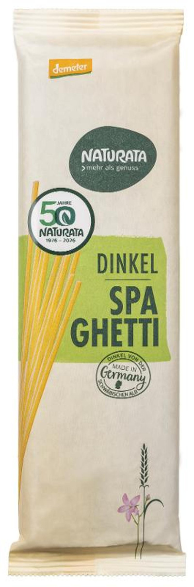 Produktfoto zu Dinkel Spaghetti hell 500g