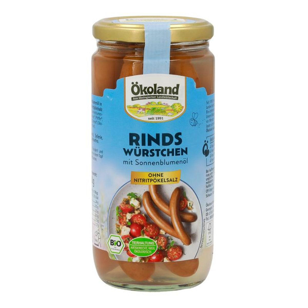Produktfoto zu Rindswürstchen Glas 180g