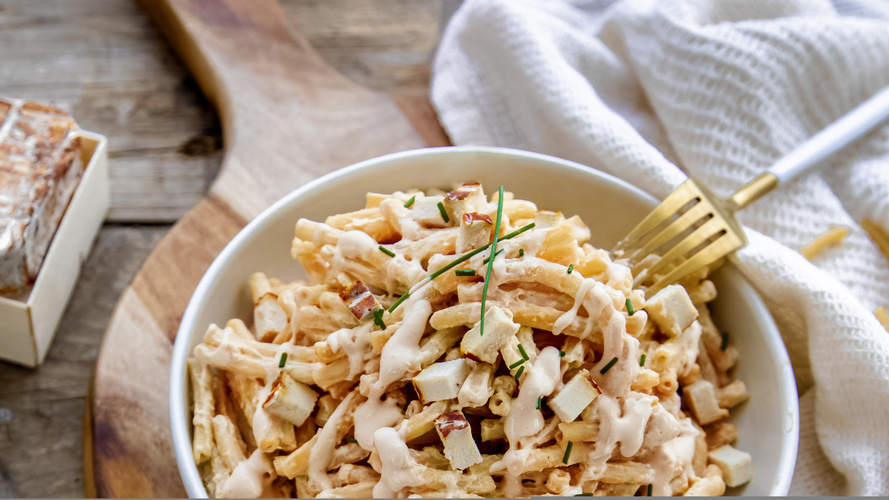 Rezeptbild für Rustikale Mac & Cheese mit veganem Käse